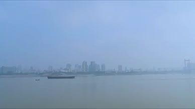 4K长江风景延时长江景观长江交通运输轮船视频的预览图